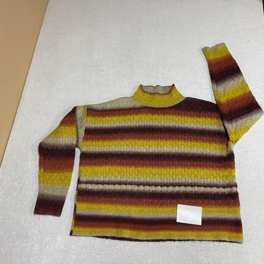 Kut from the Kloth multicoloured striped sweater women Size L. SKU608 #knitwear